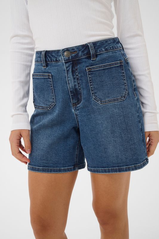 KAbrook HW shorts, medium blue denim
