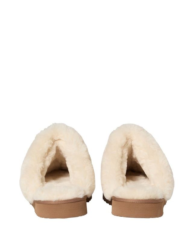 Women's suede slippers, brown