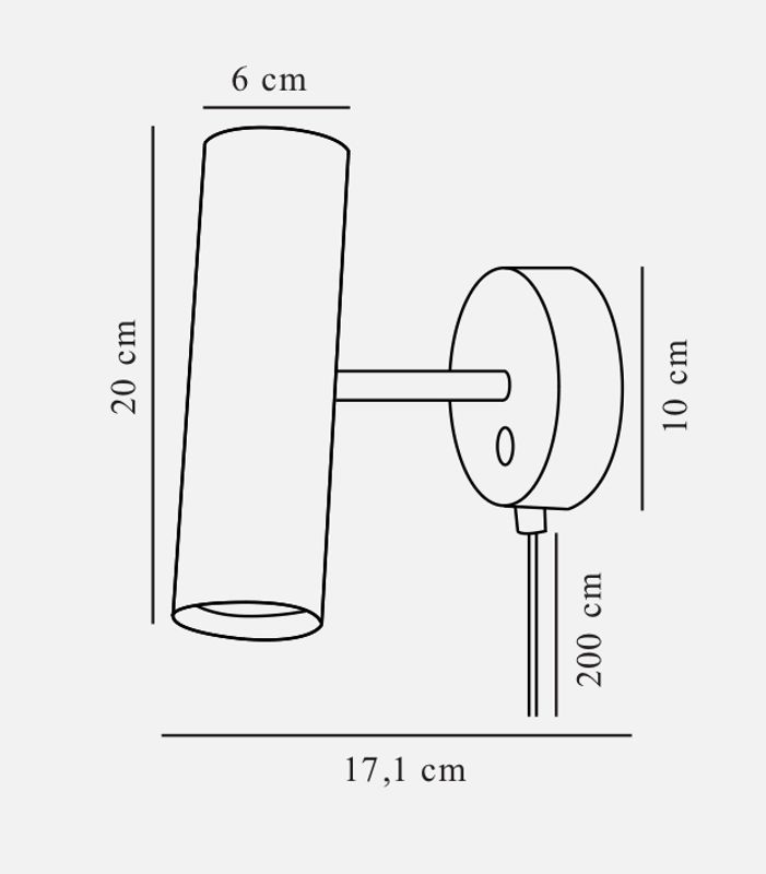 Mib 6 Vegglampe 