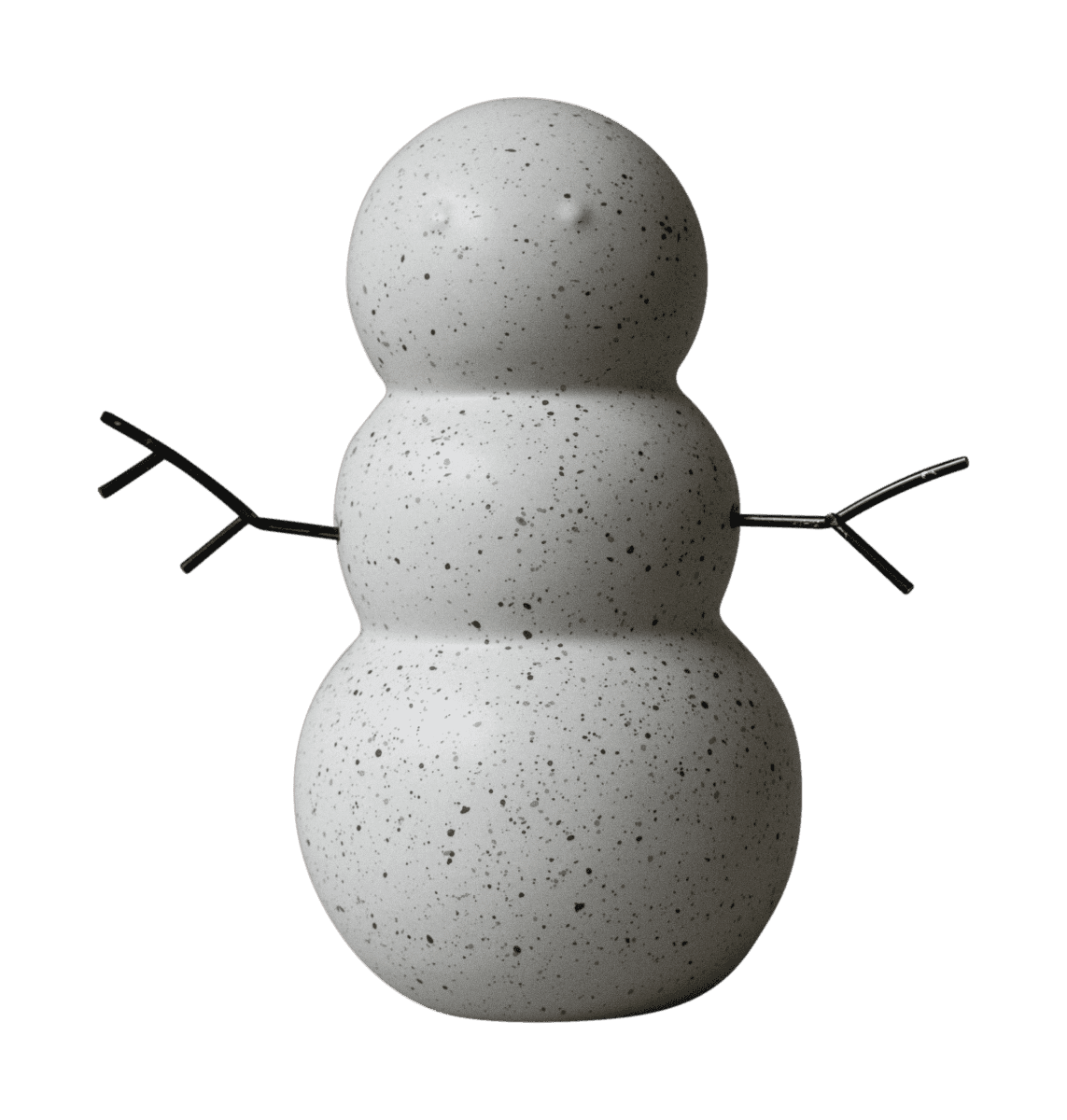 Snowman large, mole dot