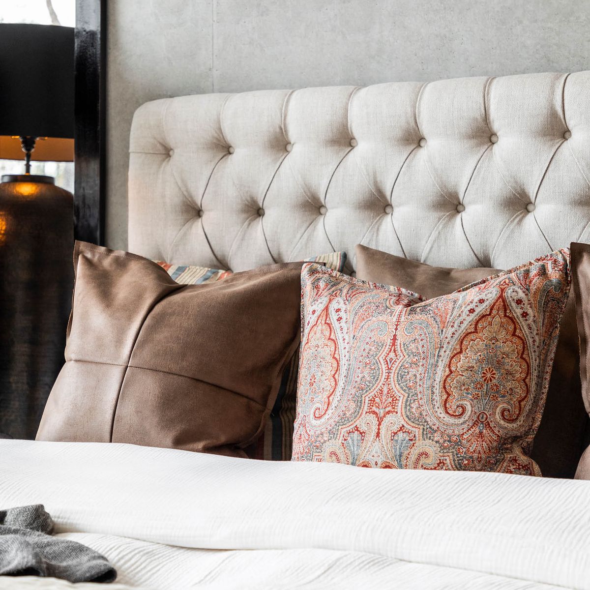 Buffalo putetrekk 50x50, CC patch brown