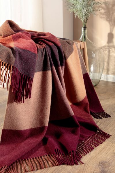 Hovedbilde Pleasant pledd 130x170, ruby