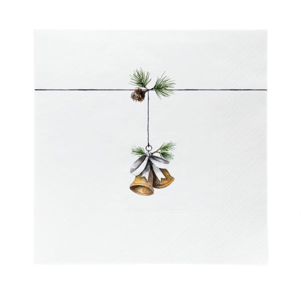 Hovedbilde Tradisjon serviett lunsj, bjeller