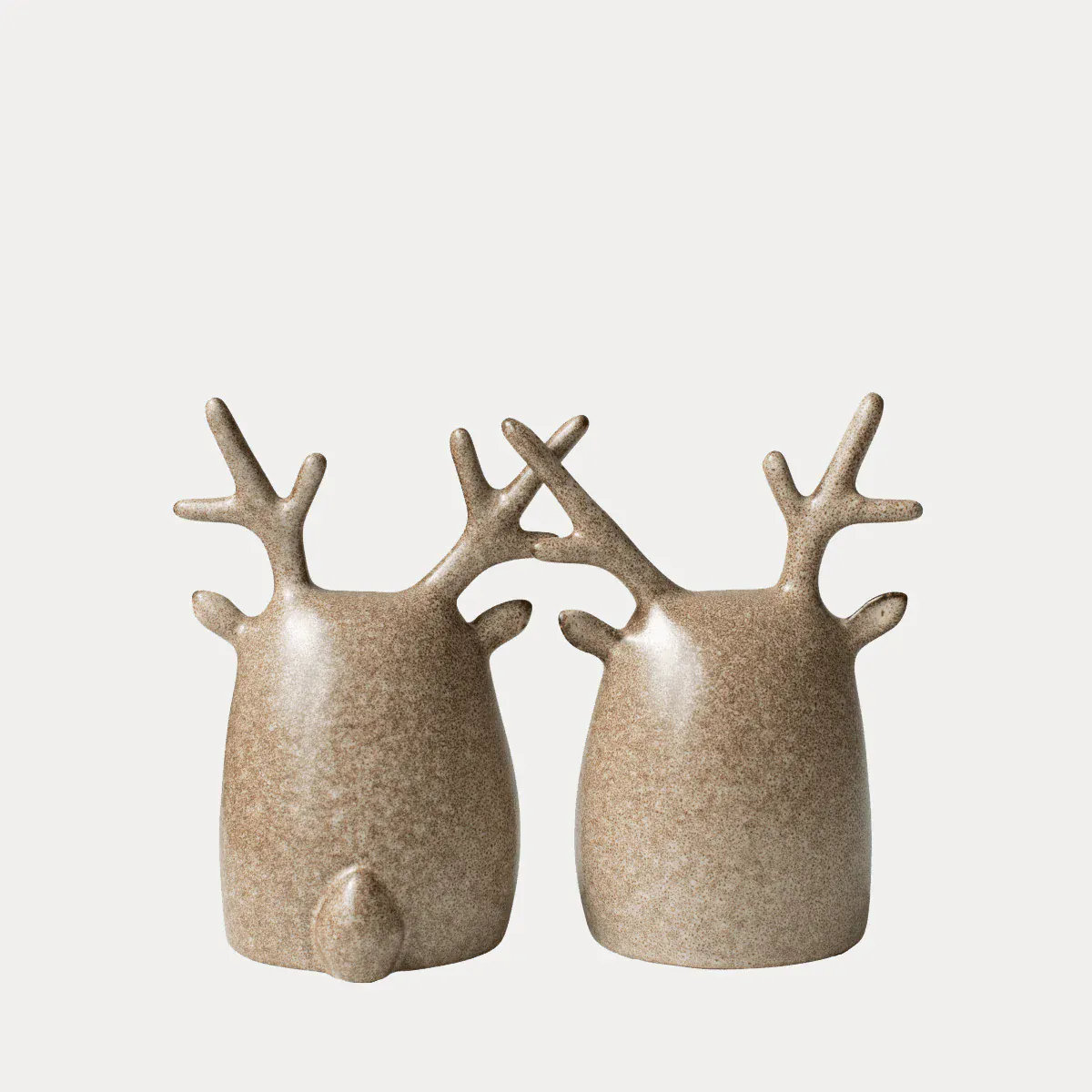 Deer twins 2 stk, beige