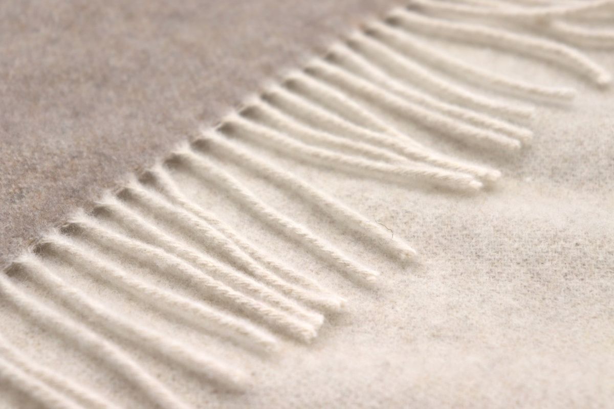 Pledd 130x170, natur sand