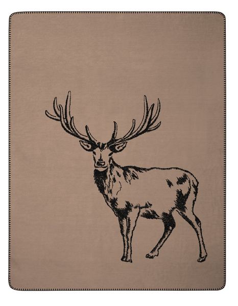 Hovedbilde Deer pledd 150x200