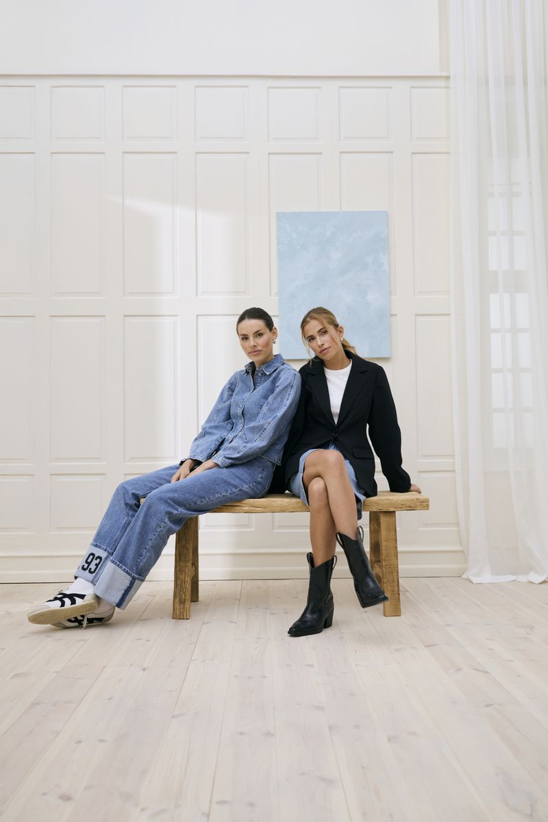 Kavallis denim shirt, blue washed denim