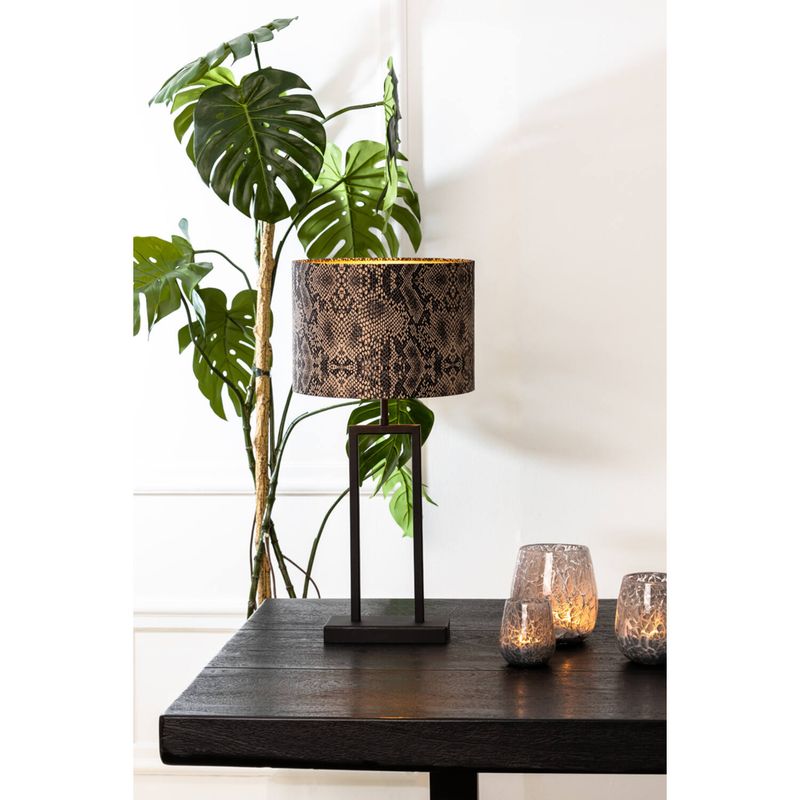 Shiva lampefot, matt black