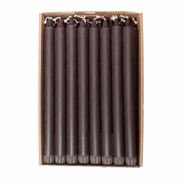 Hovedbilde Kronelys stearin 28 cm, brown