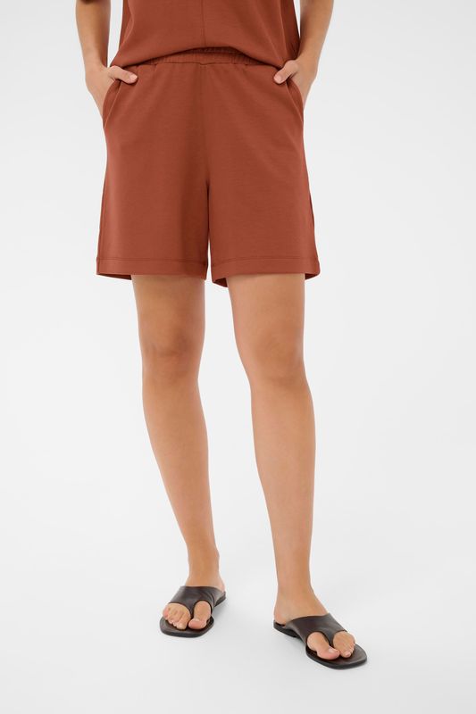 KAannie jersey shorts, henna