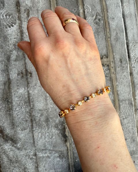 Hovedbilde Calanthe bracelet gold, greige/silk combo