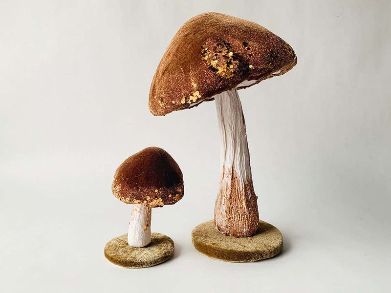 Sopp På Fot, Brun, 26 cm