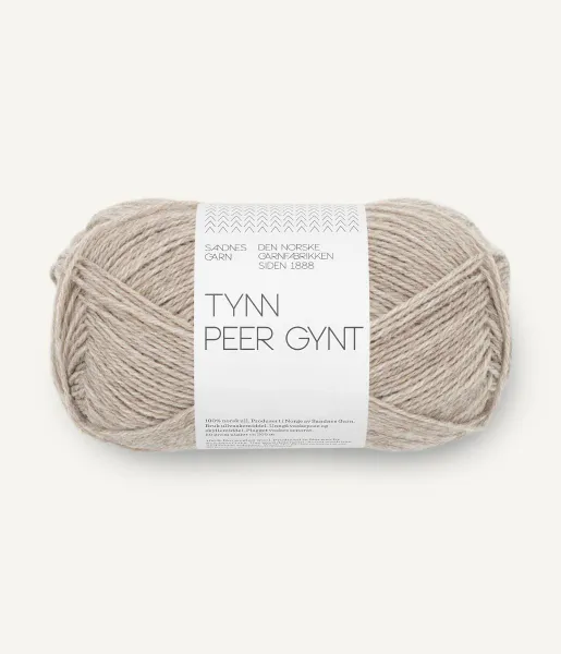 Hovedbilde Tynn Peer Gynt, gråbeige melert 2650