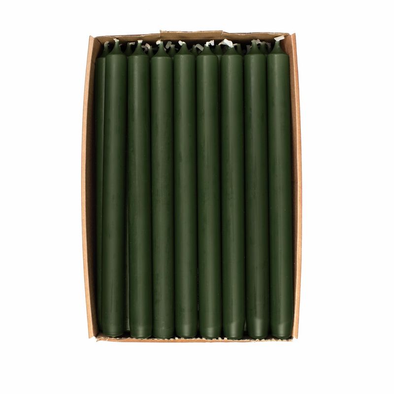 Kronelys 28 cm, deep forest green