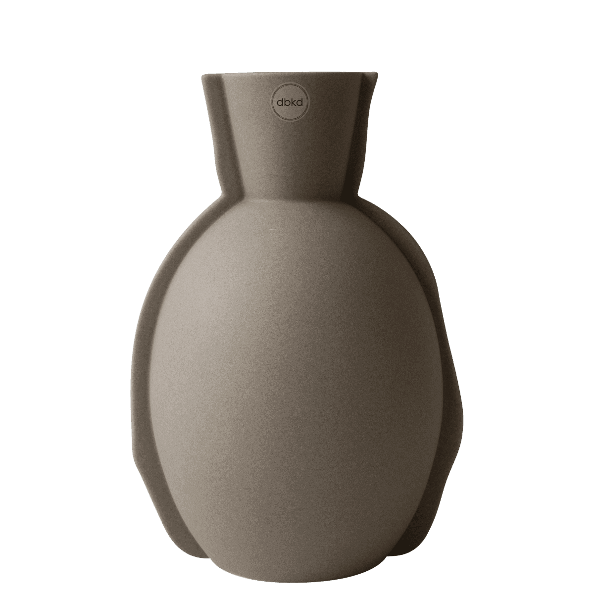 Edge vase, taupe