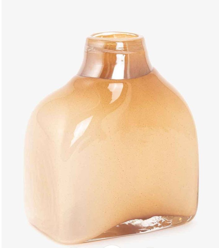 Vase Glass Beige