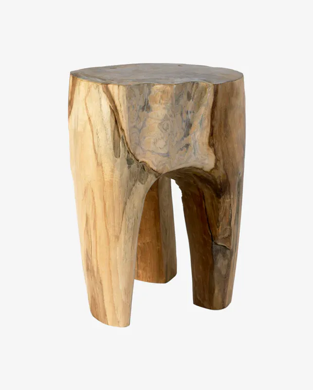 Teak skammel/sidebord